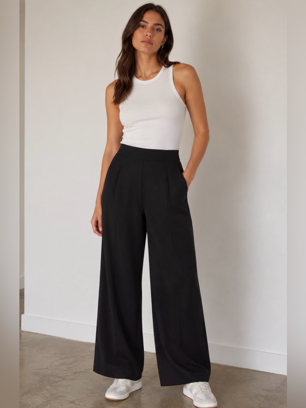 Style & Co. Black Straight-Leg Pants